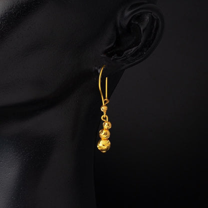22K Yellow Gold Petite Bead Jewelry Set (19.59 g)