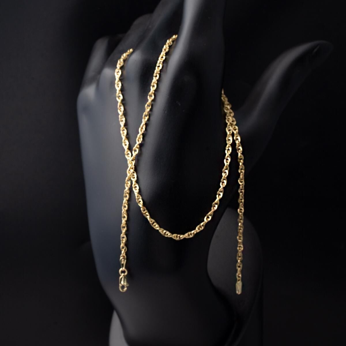 14K Yellow Gold Olympic Chain