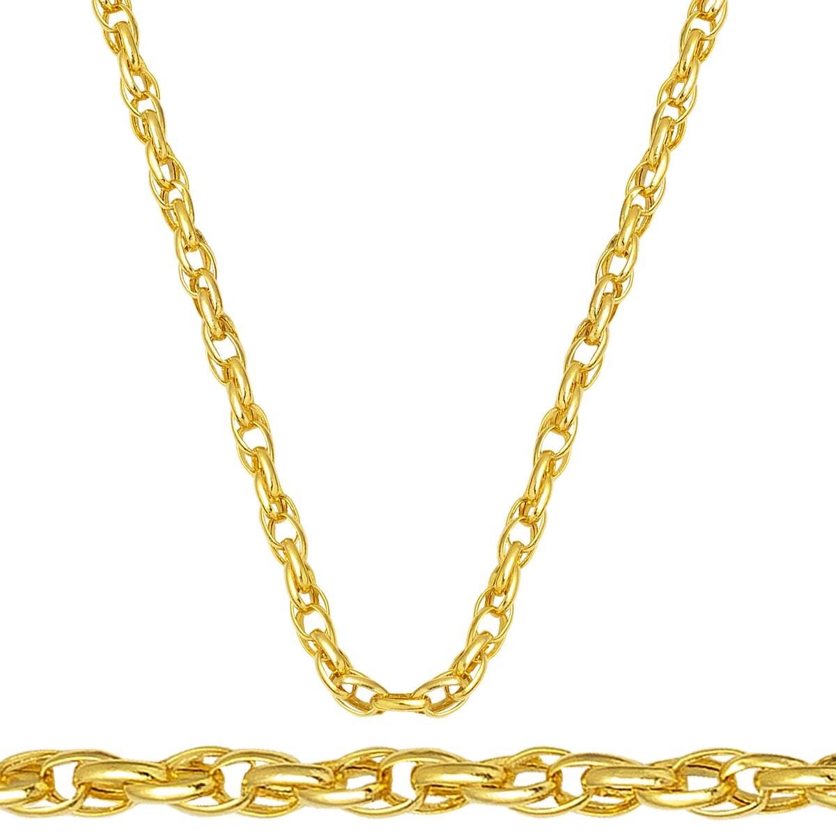 14K Yellow Gold Olympic Chain