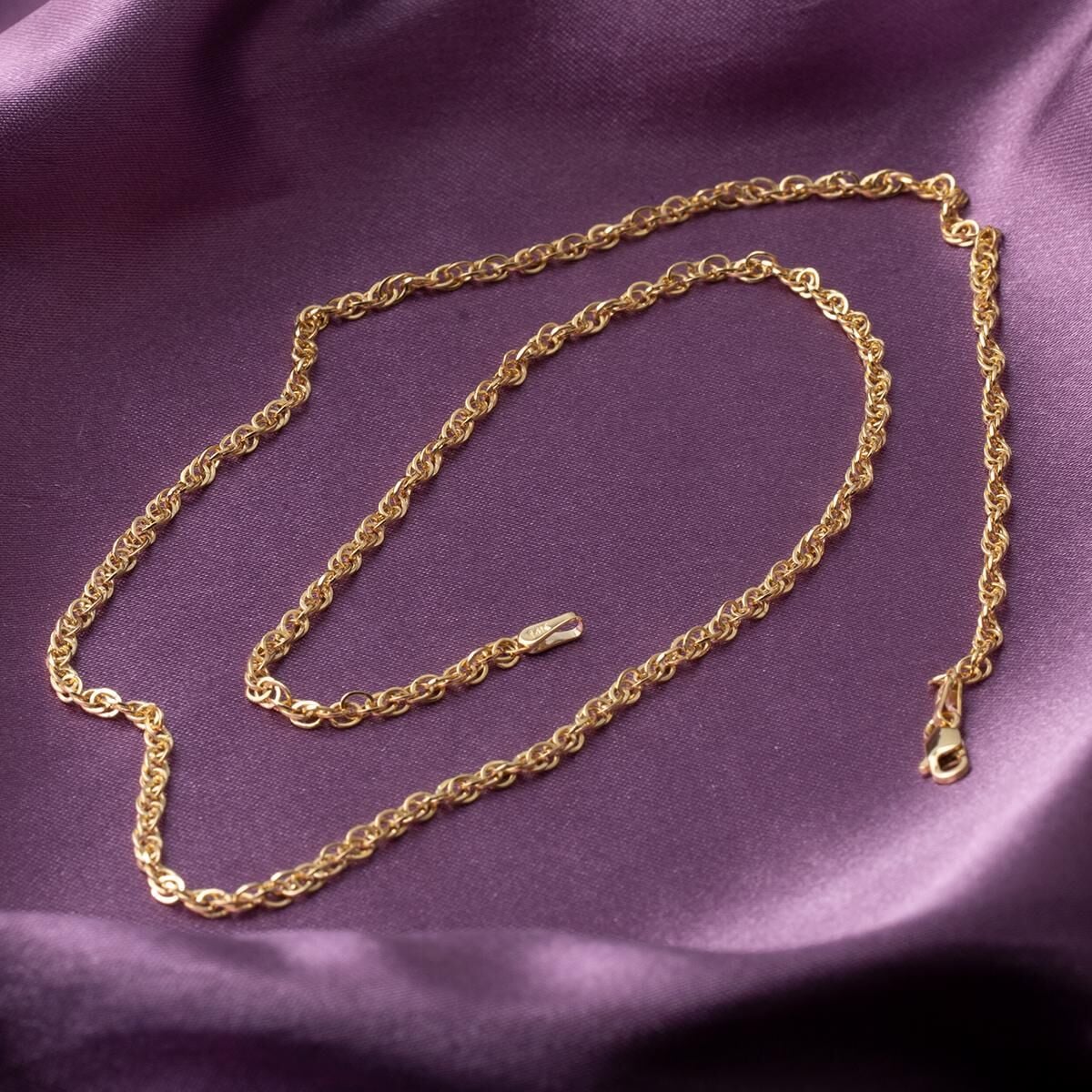 14K Yellow Gold Olympic Chain