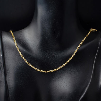 14K Yellow Gold Olympic Chain