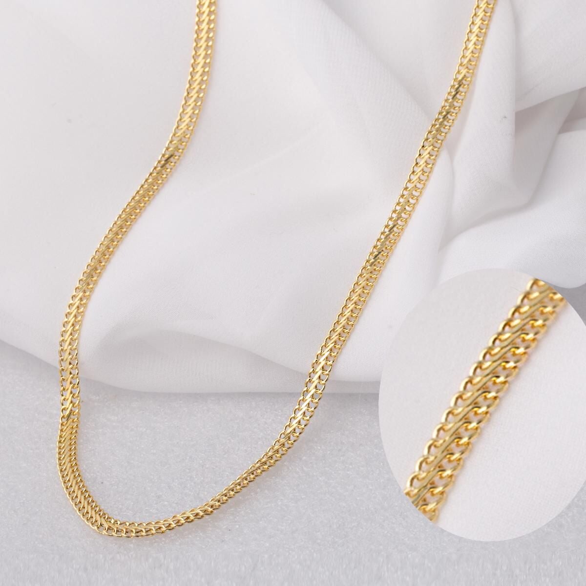 14K Yellow Gold Braided Chain 50 cm (6.58 g)
