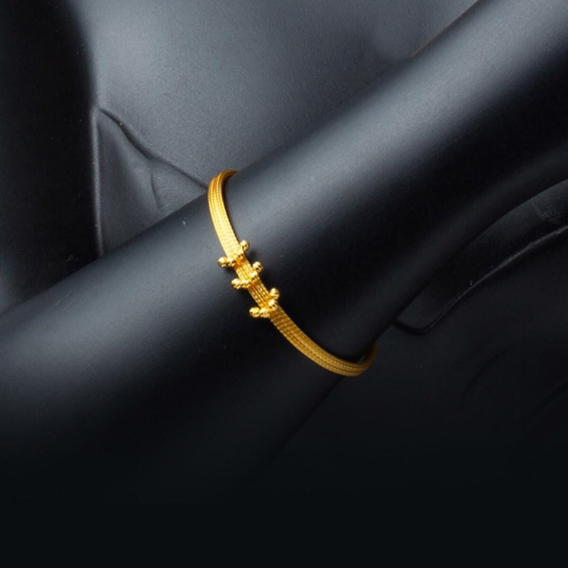 22K Yellow Gold Braided Chain Bracelet (7.06 g)