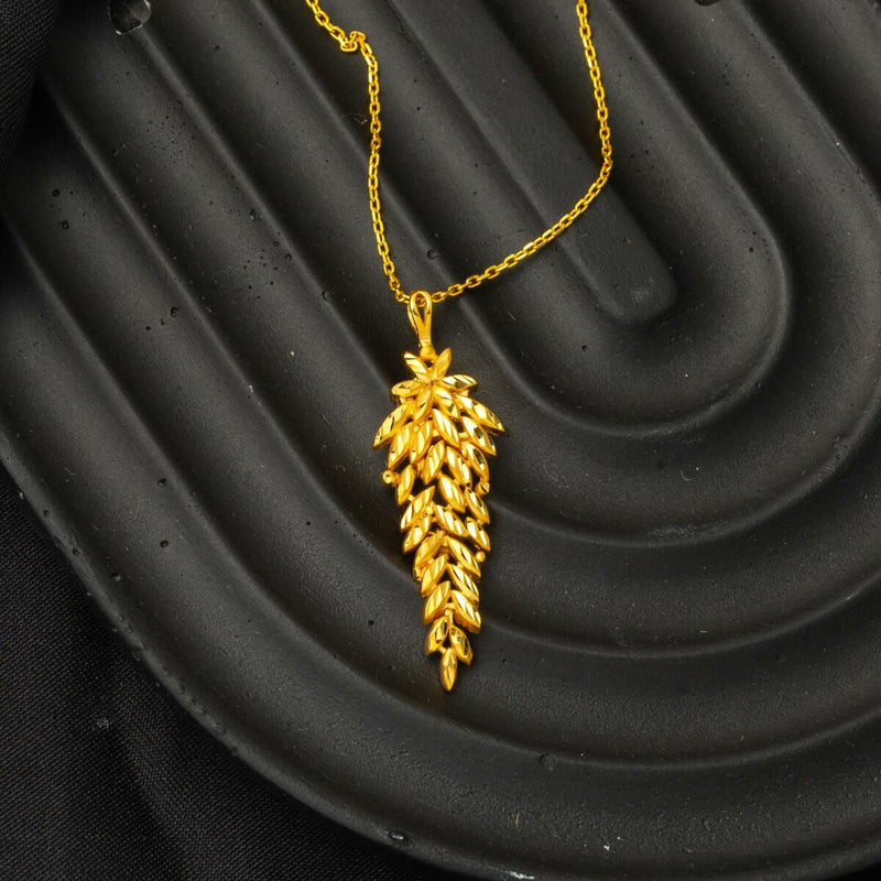 22K Yellow Gold Custom Design Chain Necklace