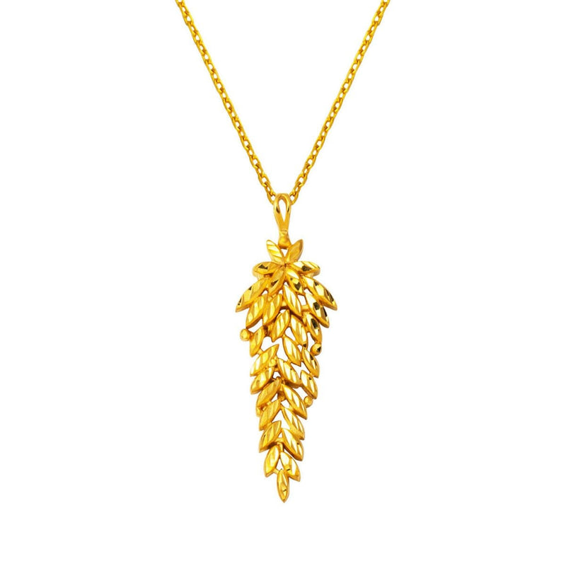 22K Yellow Gold Custom Design Chain Necklace