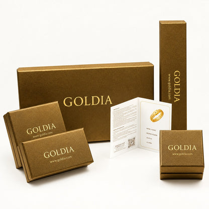 Goldia gift box packaging