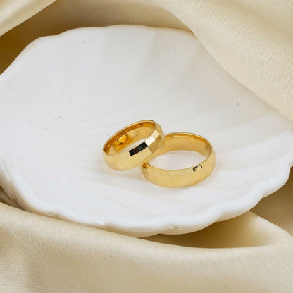 14K Yellow Gold Honeycomb Men's Wedding Band (3.1 g)