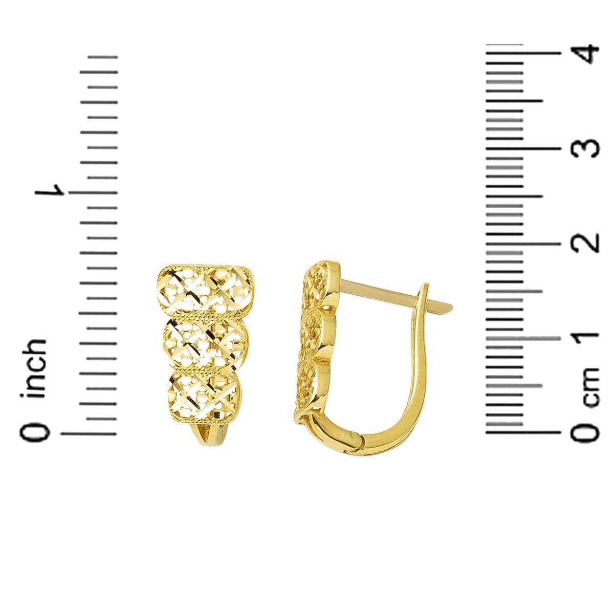 14K Yellow Gold Plasma Jewelry Set