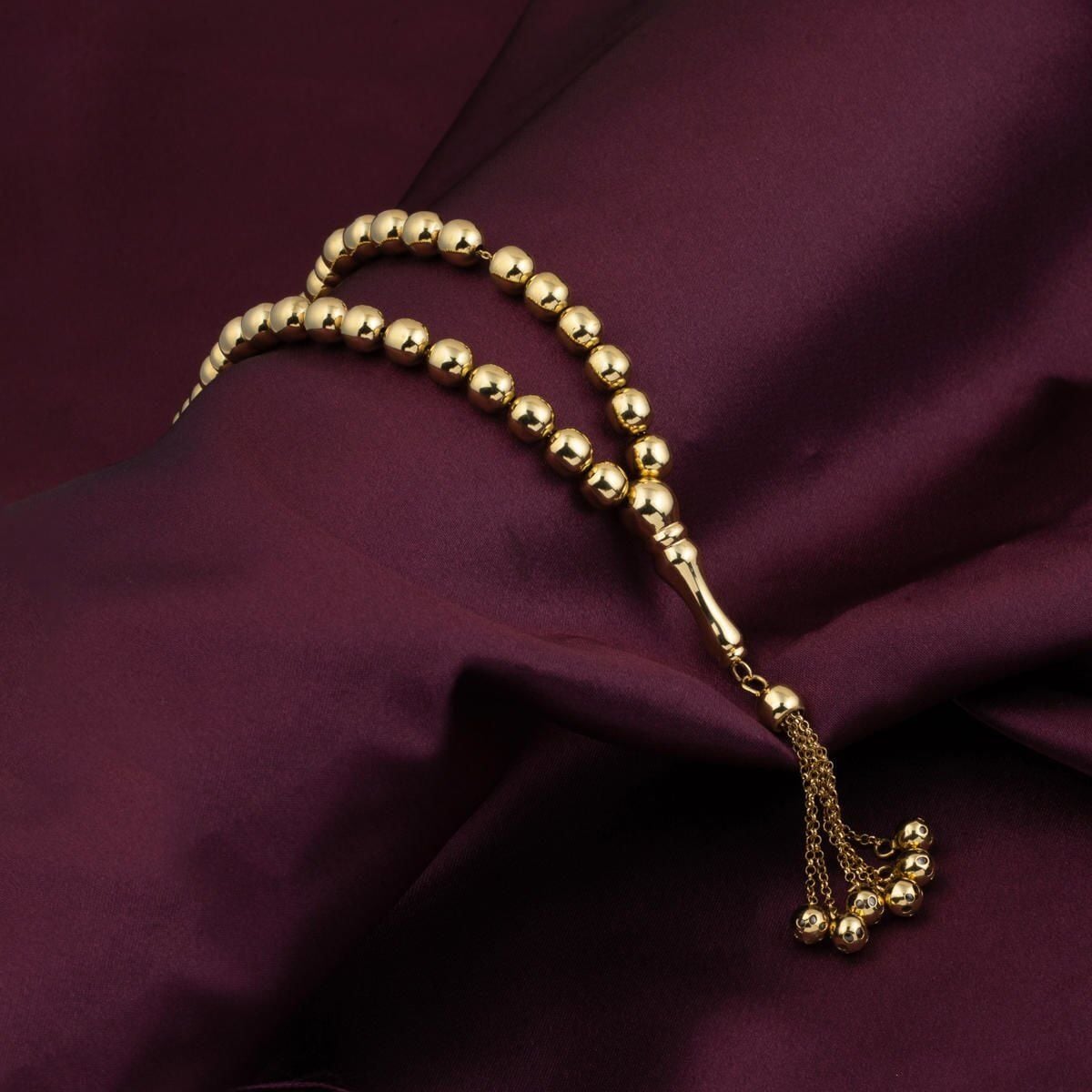14K Yellow Gold Polat Prayer Beads