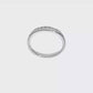 14K White Gold 7-Stone Real Diamond Channel Band-RM3303B-020-WAA