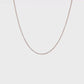 10K Yellow Gold 1.15mmCarded Cable Rope Chain Necklace