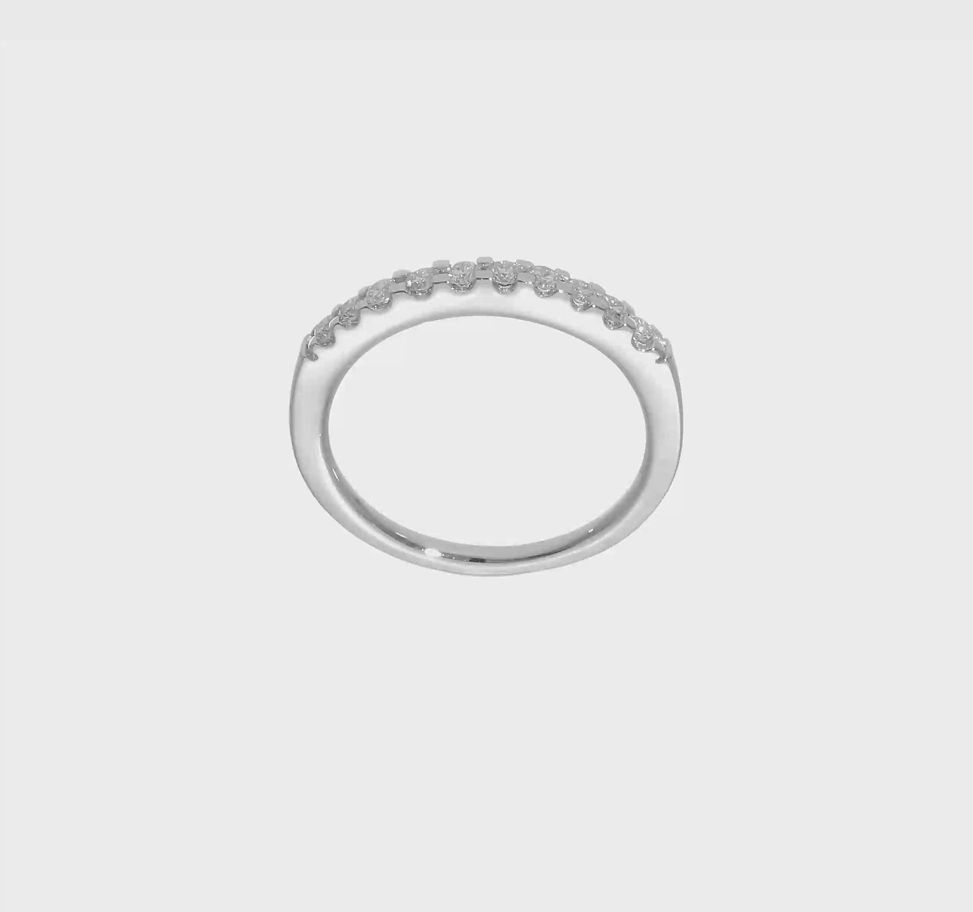 14K White Gold Real Diamond Wedding Band-RM3031B-030-WAA
