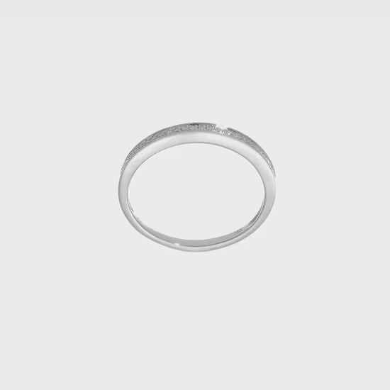 14k White Gold Real Diamond Wedding Band-RM2088B-008-WAA