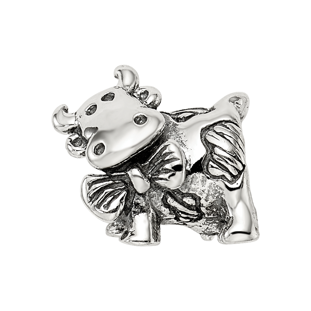 Sterling Silver Reflections Dairy Cow Bead