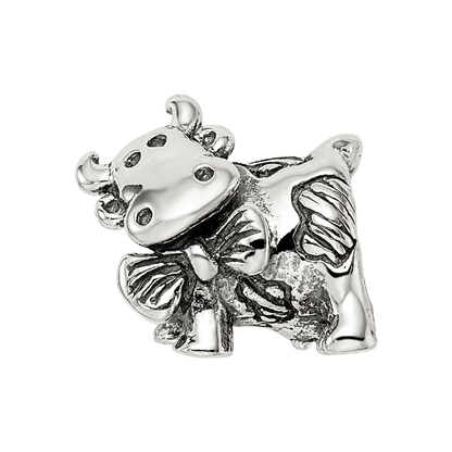Sterling Silver Reflections Dairy Cow Bead