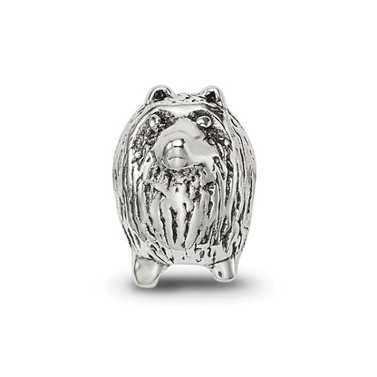 Sterling Silver Reflections Pomeranian Bead