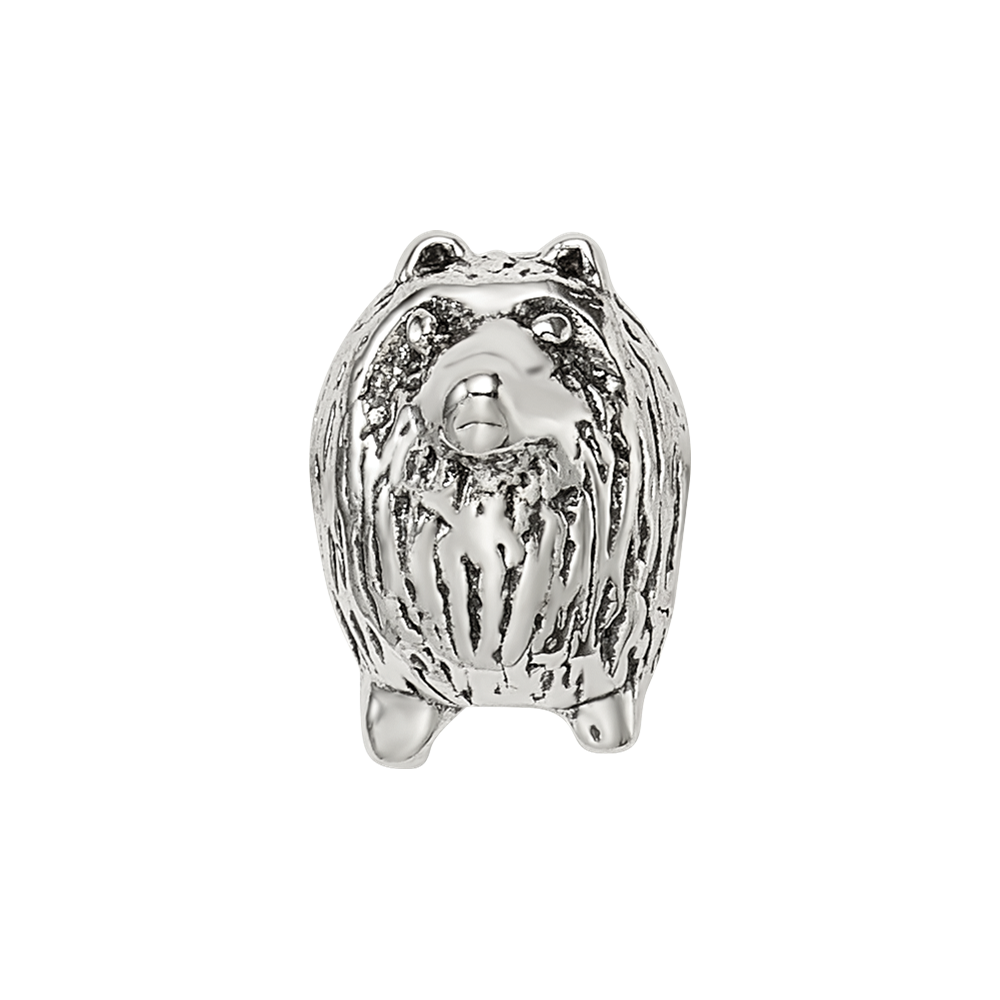 Sterling Silver Reflections Pomeranian Bead