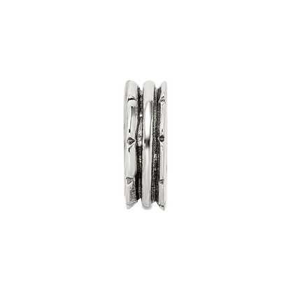 Sterling Silver Reflections Grooved Spacer Bead