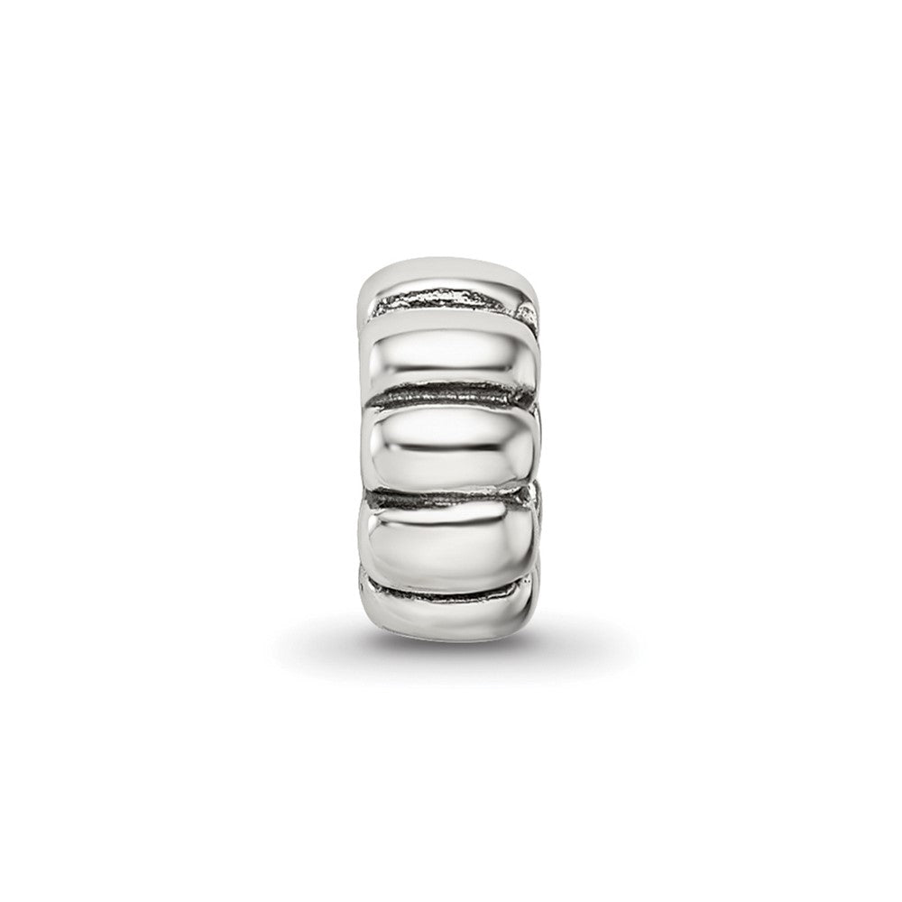 Sterling Silver Reflections Scalloped Spacer Bead