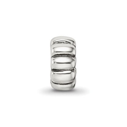 Sterling Silver Reflections Scalloped Spacer Bead