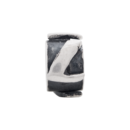 Sterling Silver Reflections Letter L Message Bead