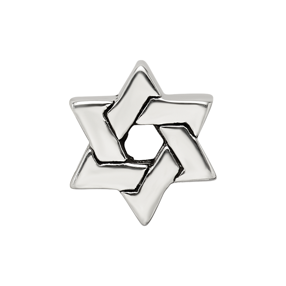 Sterling Silver Reflections Star Of David Bead