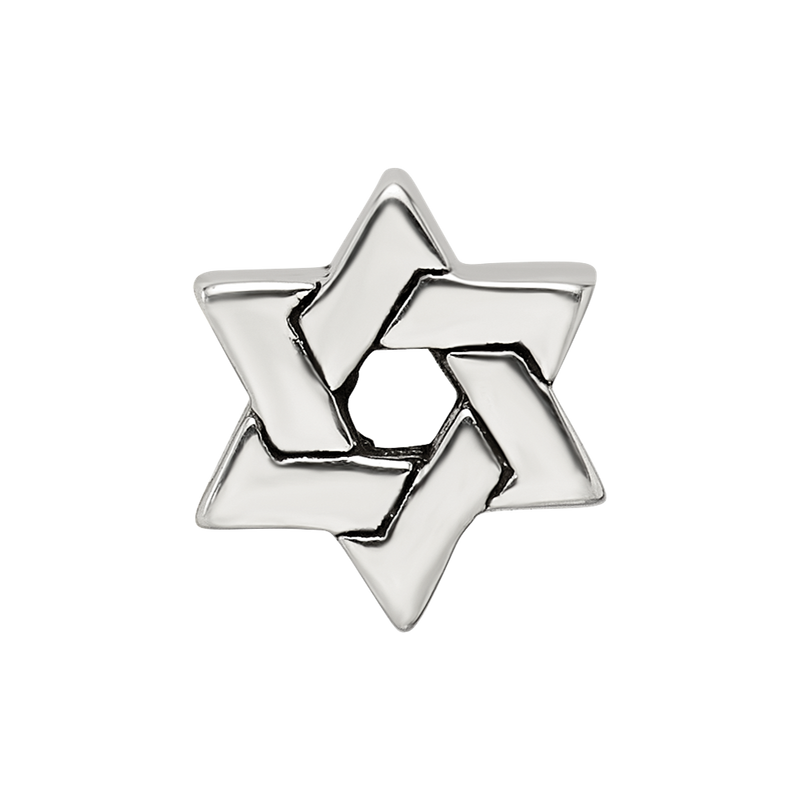 Sterling Silver Reflections Star Of David Bead