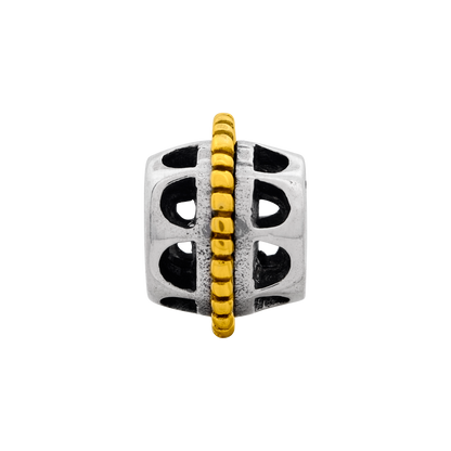 Ss/Gold Plated Sterling Silver & 14K Reflections Bali Bead