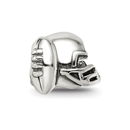 Sterling Silver Reflections Football Helmet Bead