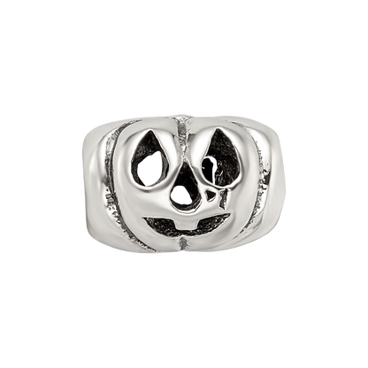 Sterling Silver Reflections Jack O Lantern Bead