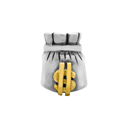 Ss/Gold Plated Sterling Silver & 14K Reflections Money Bag Bead