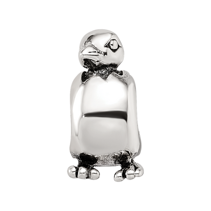 Sterling Silver Reflections Baby Bird In Egg Bead