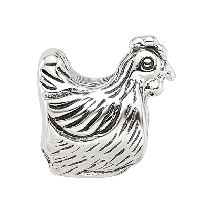 Sterling Silver Reflections Chicken Bead