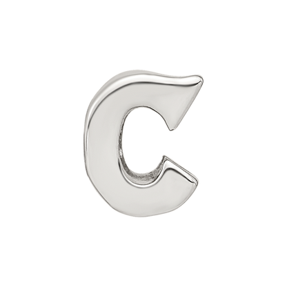 Sterling Silver Reflections Letter C Bead