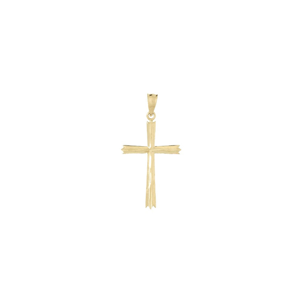 10K Yellow Gold Cross Pendant