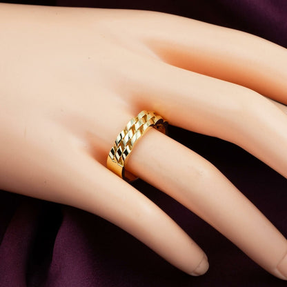 14K Yellow Gold Designer Inspired Ring