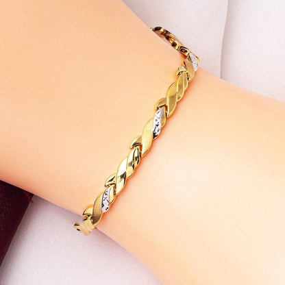 14K Yellow Gold Braided Bracelet (4.88 g)