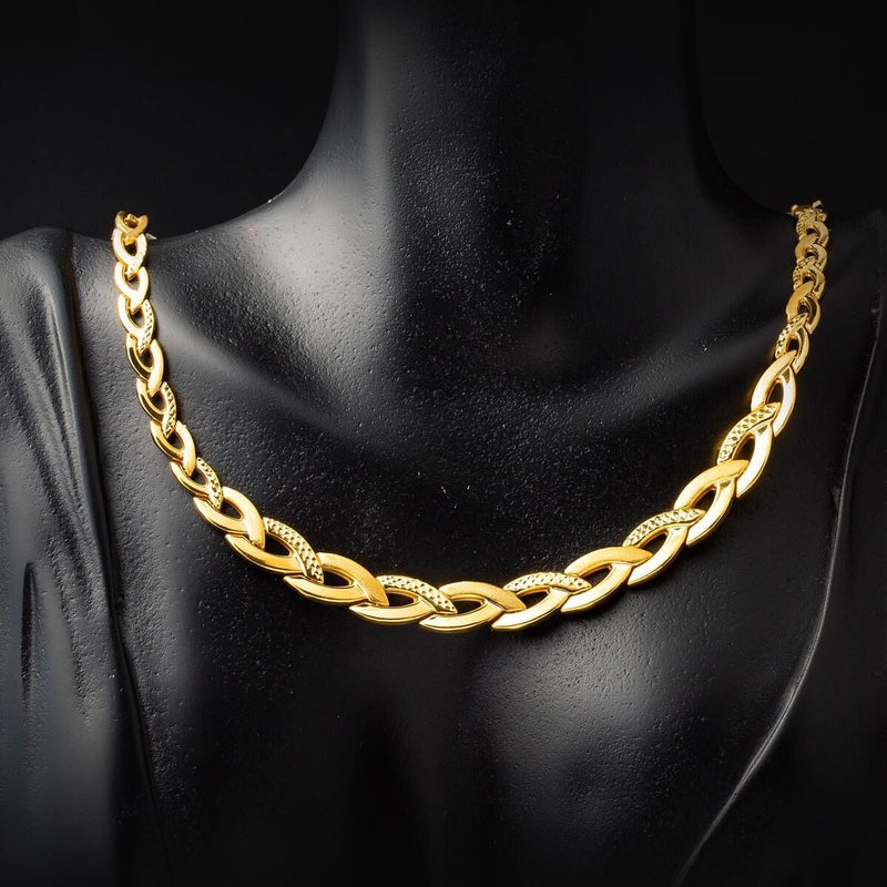 14K Yellow Gold Braided Wedding Set (27 g)