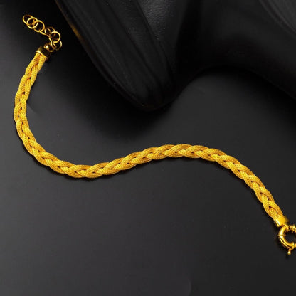 22K Yellow Gold Braided Bracelet (10.5 g)