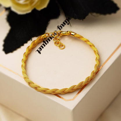 22K Yellow Gold Braided Bracelet (10.5 g)