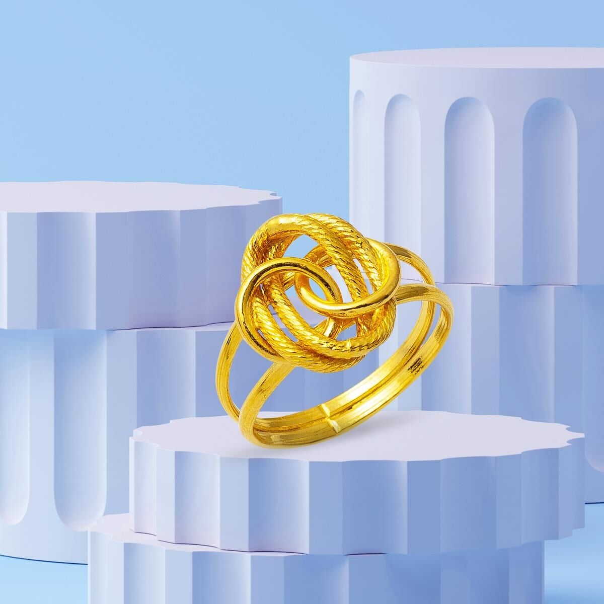 22K Yellow Gold Loyalty Ring