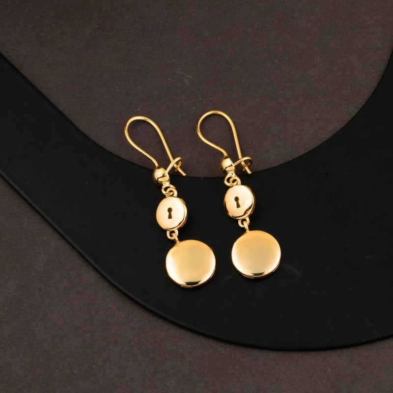 22K Yellow Gold Women's Dangle Earrings