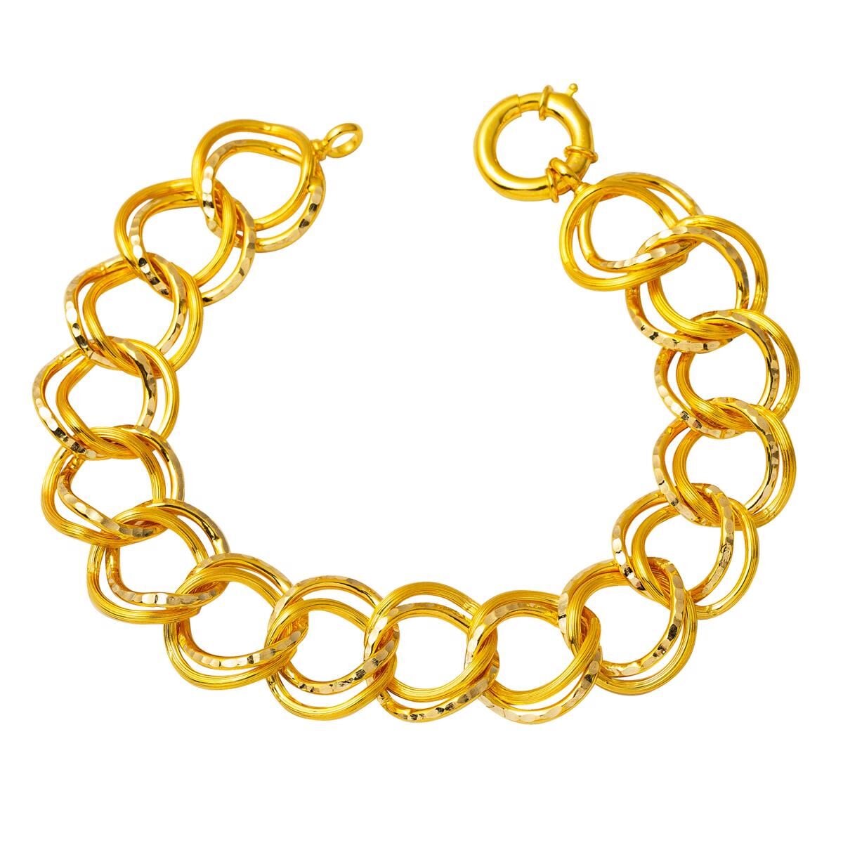 14K Yellow Gold Milky Way Bracelet (9.43 g)