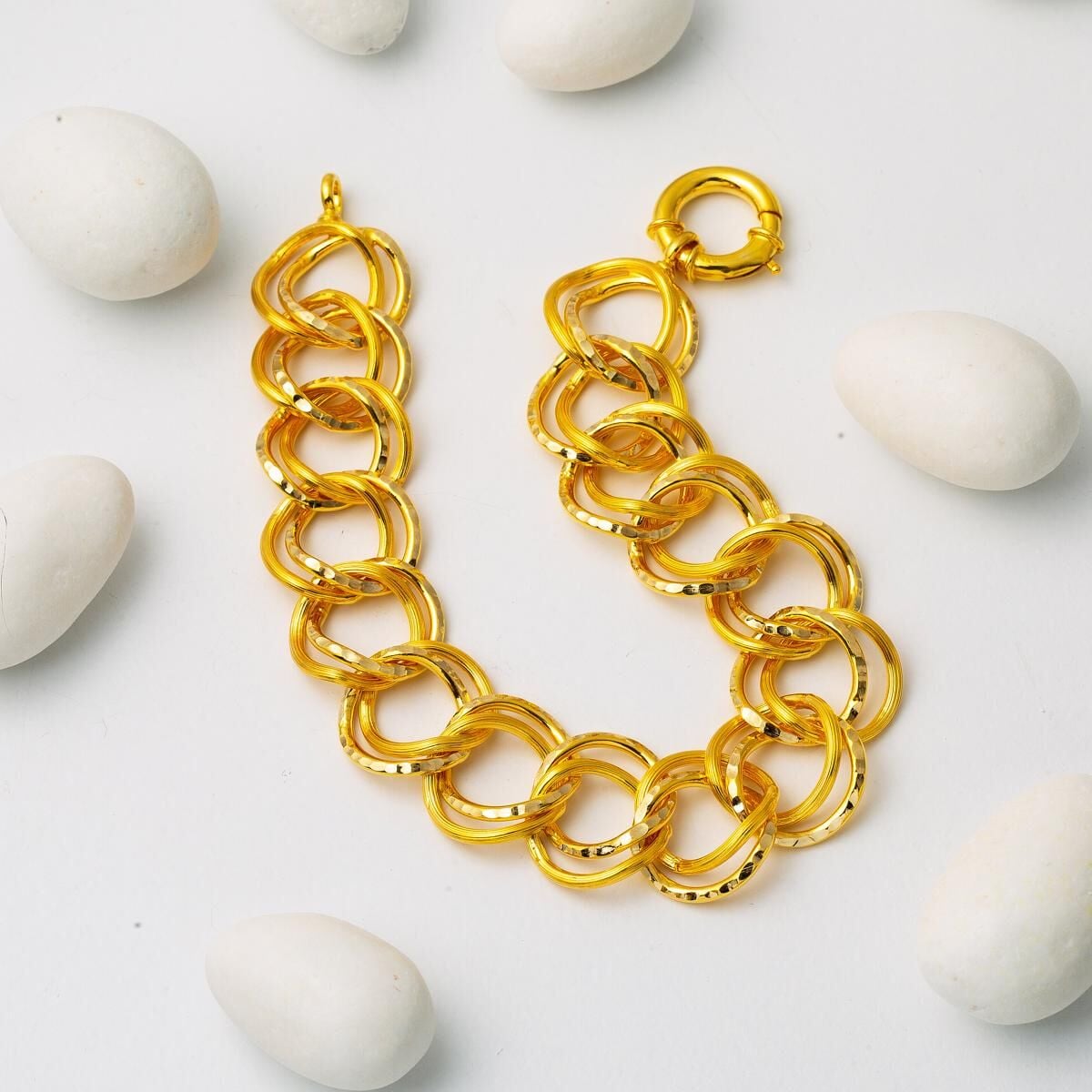 14K Yellow Gold Milky Way Bracelet (9.43 g)