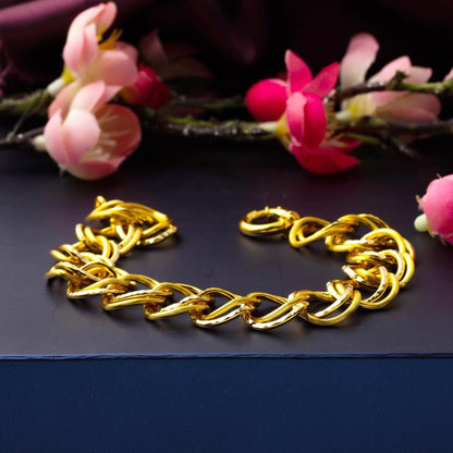 14K Yellow Gold Milky Way Bracelet (9.43 g)