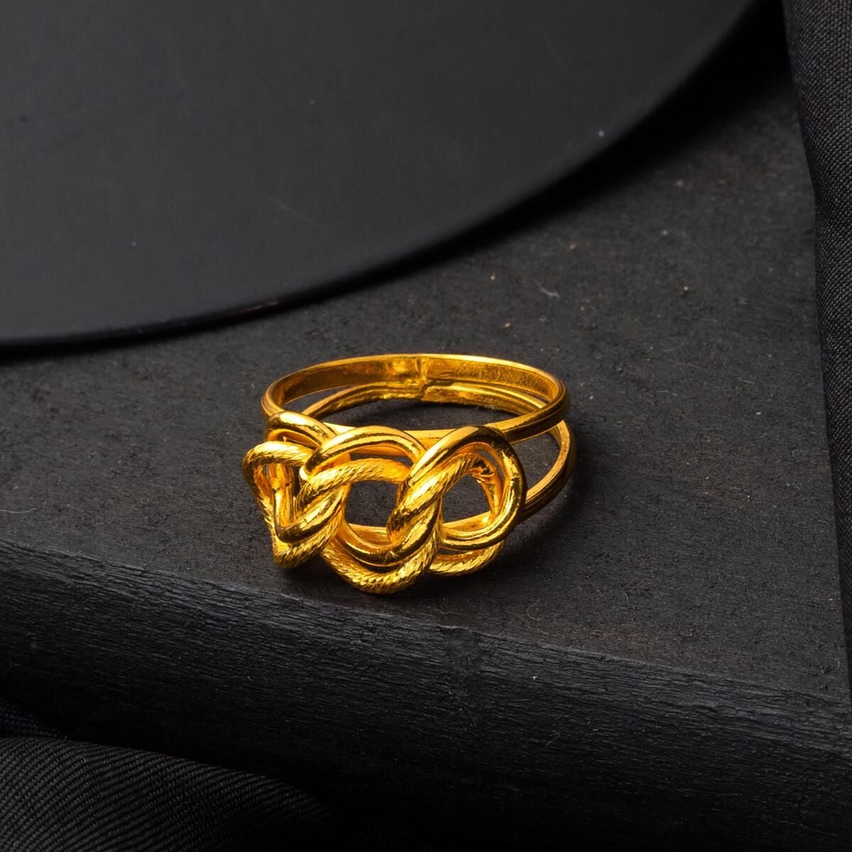 14K Yellow Gold Milky Way Ring