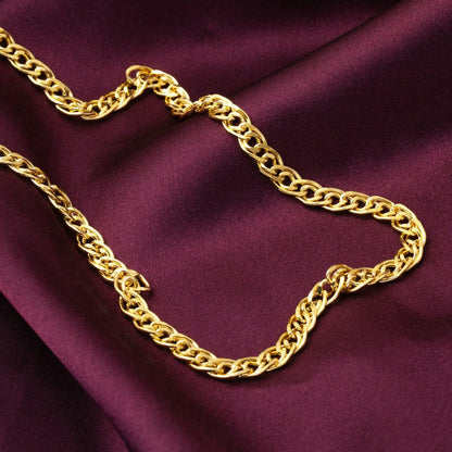 14K Yellow Gold Milky Way Chain Necklace