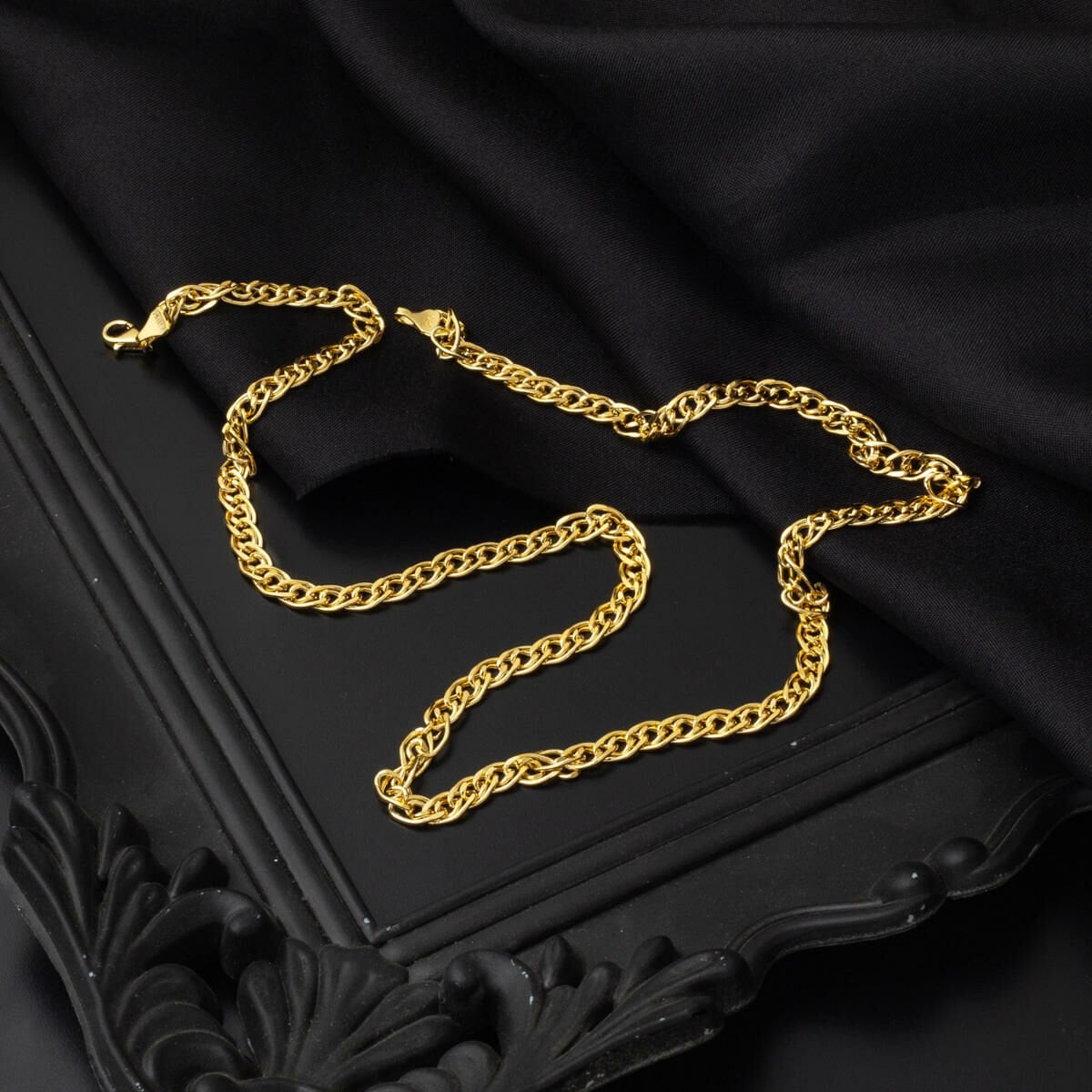 14K Yellow Gold Milky Way Chain Necklace