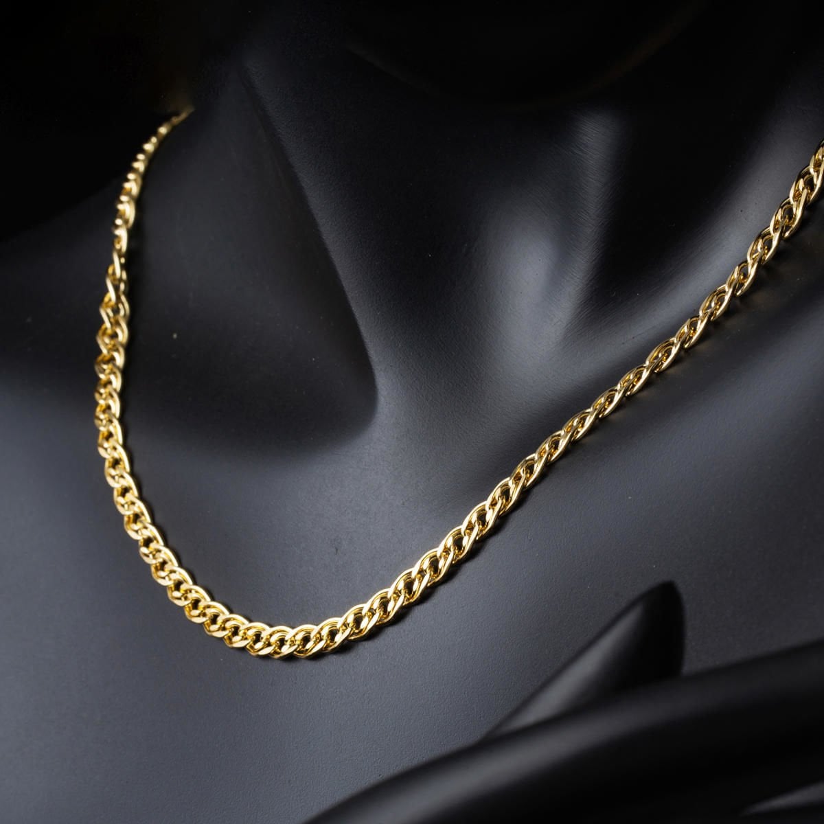 14K Yellow Gold Milky Way Chain Necklace