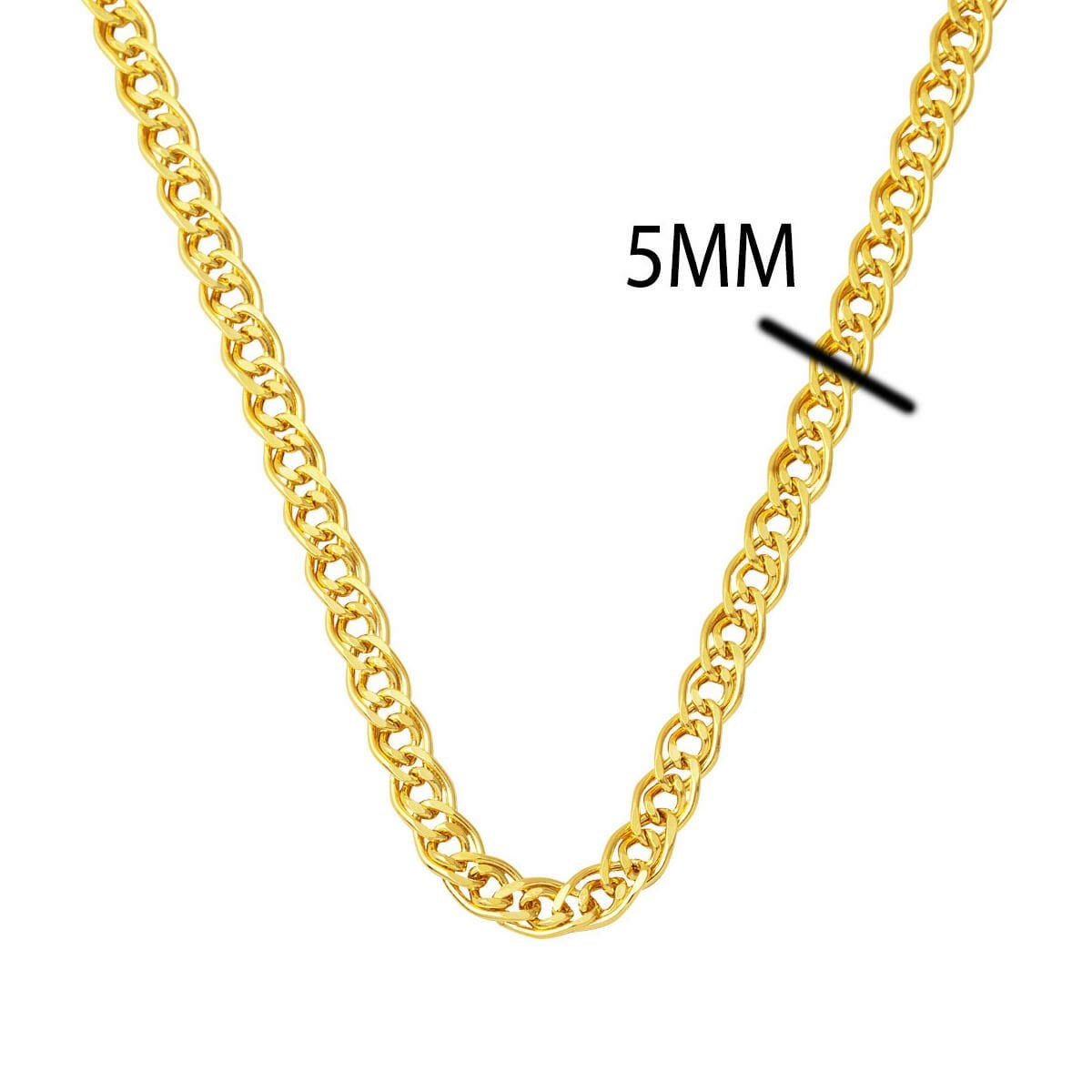 14K Yellow Gold Milky Way Chain Necklace (10.09 g)